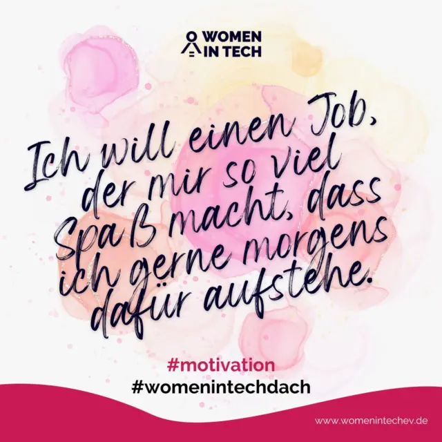 Freude an der Arbeit zu haben ist etwas sehr wichtiges! Such dir den Job und das Arbeitsklima aus, was dich Montags morgens mit Freude in den Tag starten lässt.
#motivationmonday #mondaymotivation #womenintech #womenintechdach